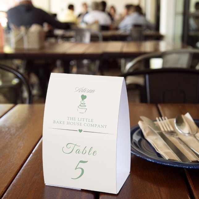 Artisan bakery branding table number for new cafe (Insitu(Restaurant))