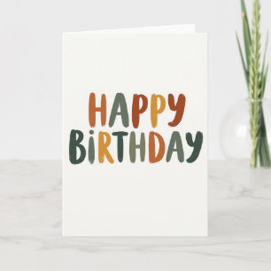 Artisan Birthday Card