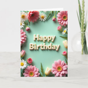 Artisan Bloom Birthday Card