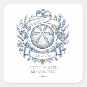 Artisan Bread Baker Square Sticker