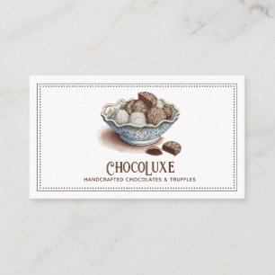 Artisan Chocolate Candy & Truffle Confections Business Card