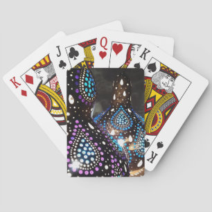 Artisan Craft Gourd Turkish Lanterns Acrylic Art Playing Cards