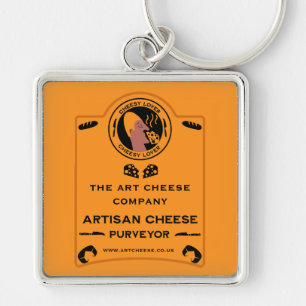 Artisan Farm Cheese Seller Key Ring