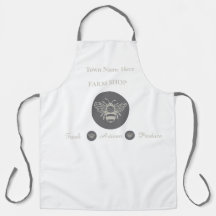 Artisan Farm Shop or Farmers Market Bee Logo