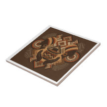 Artisan Heritage Ceramic Tile | Geometric Wall Art