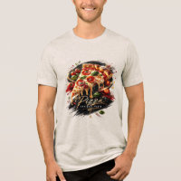 Artisan Pizza Slice T-Shirt – Gourmet Food Art Gra