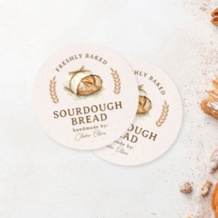 Artisan Sourdough Bread Label