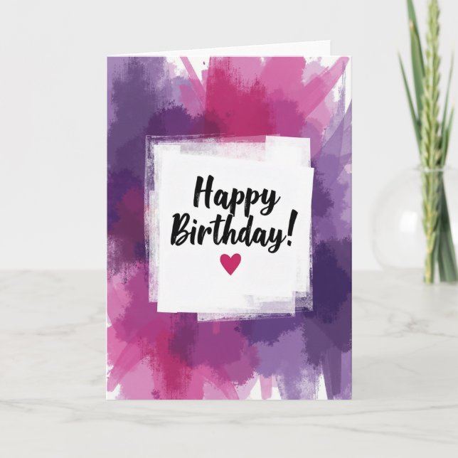 Artisanal Birthday Card (Front)