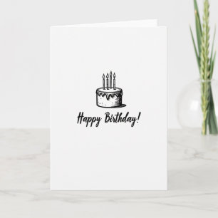 Artisanal Cake Birthday Card