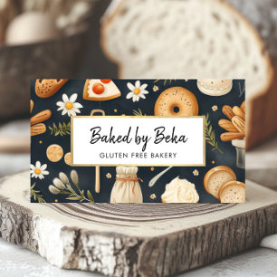 Artisanal Delights Bakery, Bread, Pastries Business Card