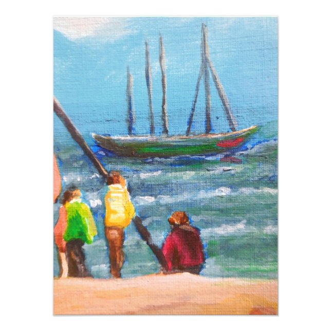 Artisanal Fishermen Photo Print (Front)