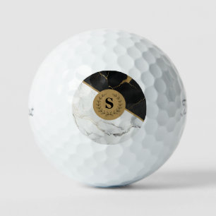 Artisanal Marble Monogrammed Golf Balls