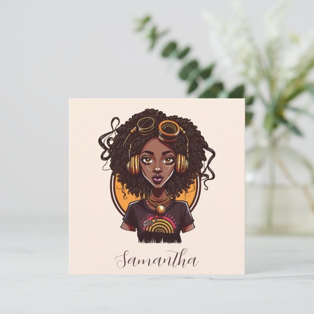 Artist Afro Woman (Standing Front)