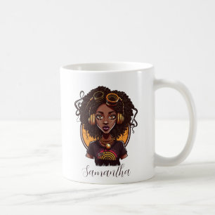 Artist Afro Woman Coffee Mug