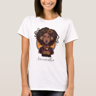 Artist Afro Woman T-Shirt