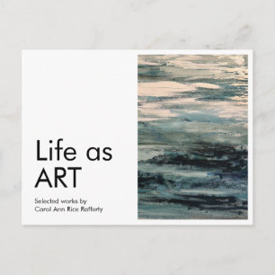 Artist Art Show Invitation Postcard
