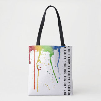 Artist At Work Tote Bag