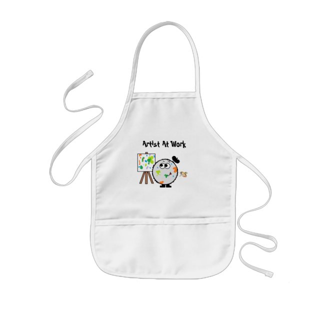 Artist At Work Weeble Apron (Front)