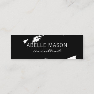 Artist Brushed (black) Mini Business Card