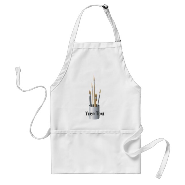 Artist Brushes Apron (Front)