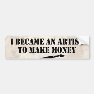 Artist Bumper Sticker
