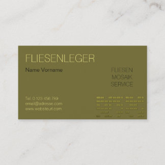 artist business card