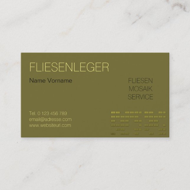 artist business card (Front)