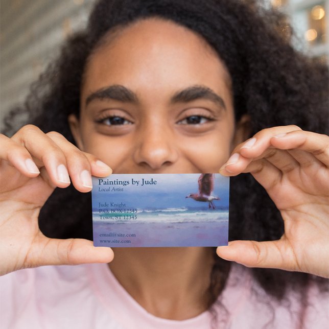 Artist Business Card (Add an image of your own artwork or painting.)