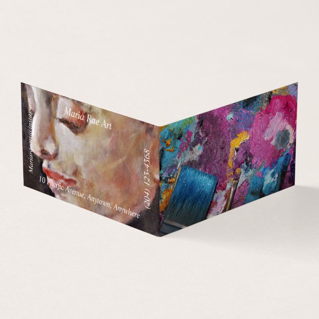 Artist Business Card (Outside)