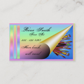 Artist Business Card template