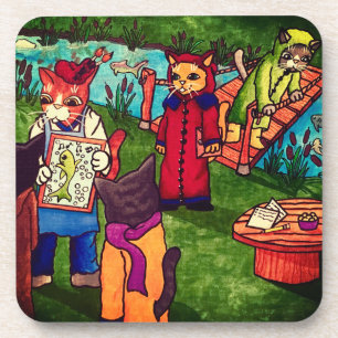 Artist Cat Coaster