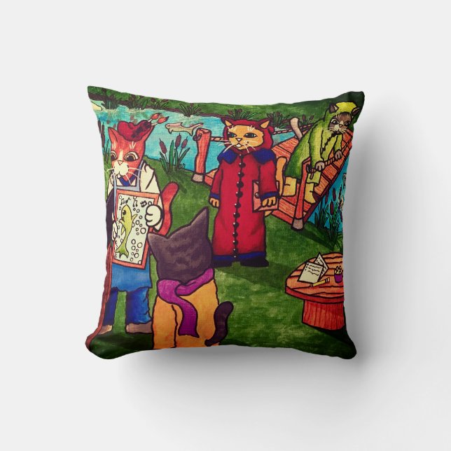 Artist Cat Cushion (Front)