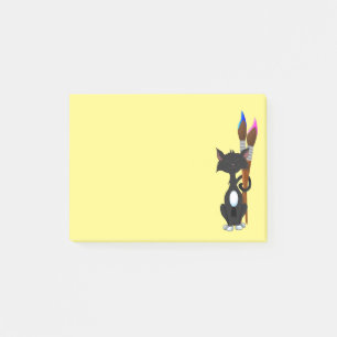 Artist Cat Post-it Notes