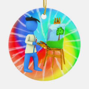 Artist Ceramic Tree Decoration