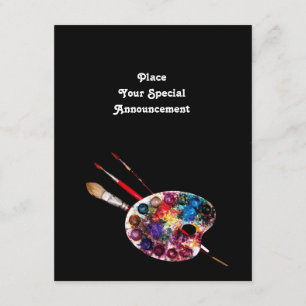 ARTIST COLOUR PALETTE ART SHOW GALLERY EXHIBITION ANNOUNCEMENT