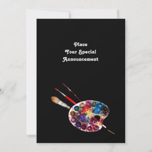 ARTIST COLOUR PALETTE ART SHOW GALLERY EXHIBITION ANNOUNCEMENT