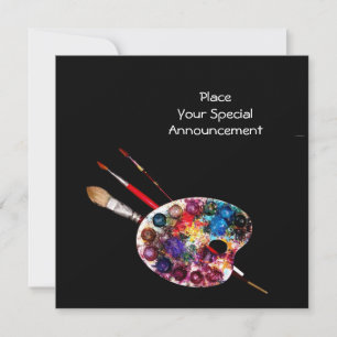 ARTIST COLOUR PALETTE ART SHOW GALLERY EXHIBITION ANNOUNCEMENT