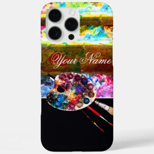 ARTIST COLOUR PALETTE ,Black iPhone 16 Pro Max Case