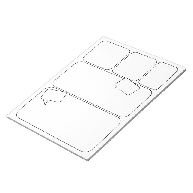 Artist Comics - Blank Panel Templates Notepad (Angled)