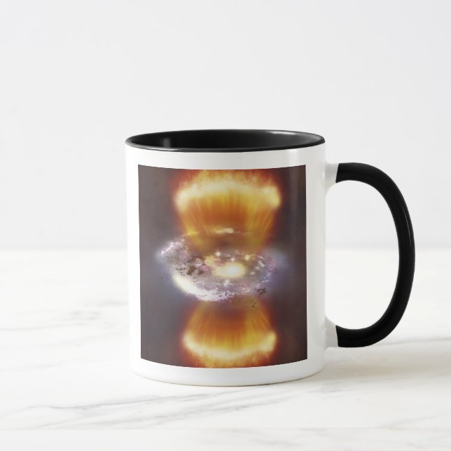 Artist concept of a galaxy mug (Right)
