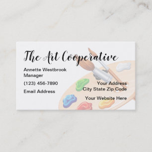 Artist Cooperative Business Cards
