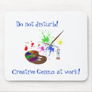 Artist Creating-Humour Mouse Pad