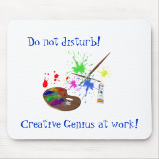 Artist Creating-Humour Mouse Pad