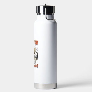 Artist Day Witch Night Halloween Skeleton Painter Water Bottle