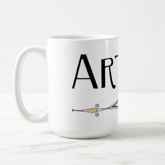Artist Decorative Line Coffee Mug