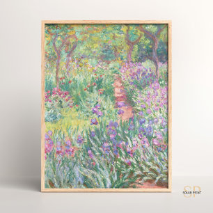 Artist Garden in Giverny 1900 Claude Monet Famous Poster