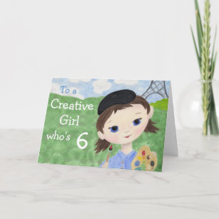 Girls 6th Birthday Cards | Zazzle.com.au
