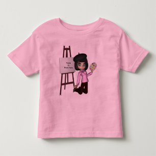 Artist Girl Easel Shirt