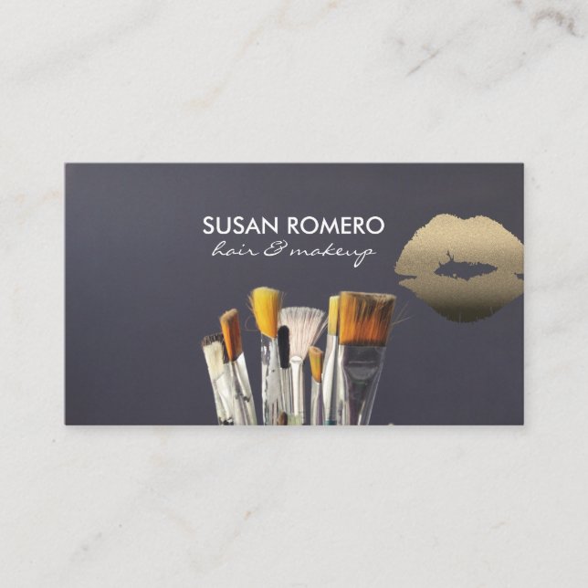artist | Hair Makeup Appointment Card (Front)