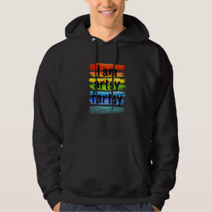 Artist I Am Artsy Fartsy Rainbow Paint Striped Fun Hoodie